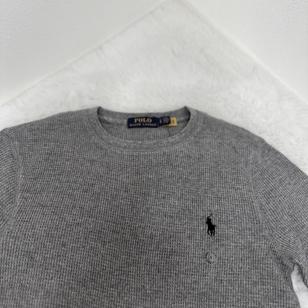 Polo Ralph Lauren Men’s Gray Long Sleeve T-Shirt - Picture 2 of 11